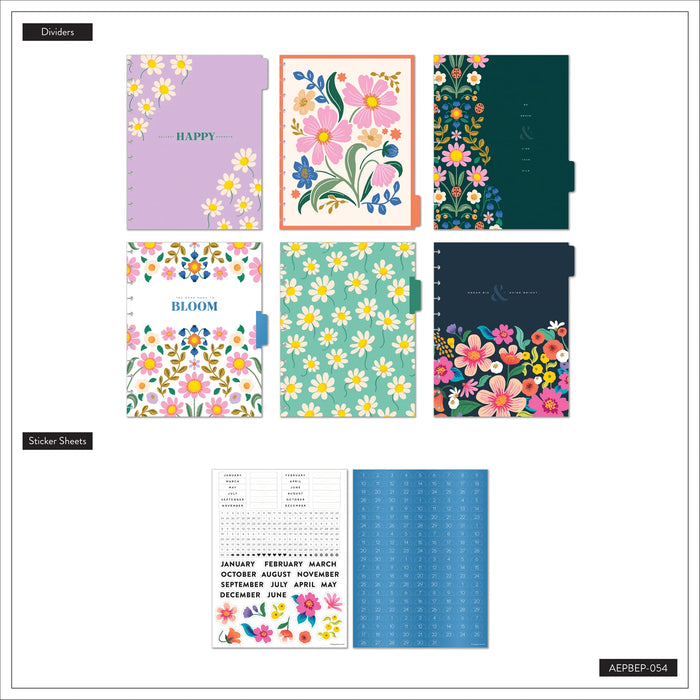 The Happy Planner BIG Undated Calendar Extension - Golden Garden