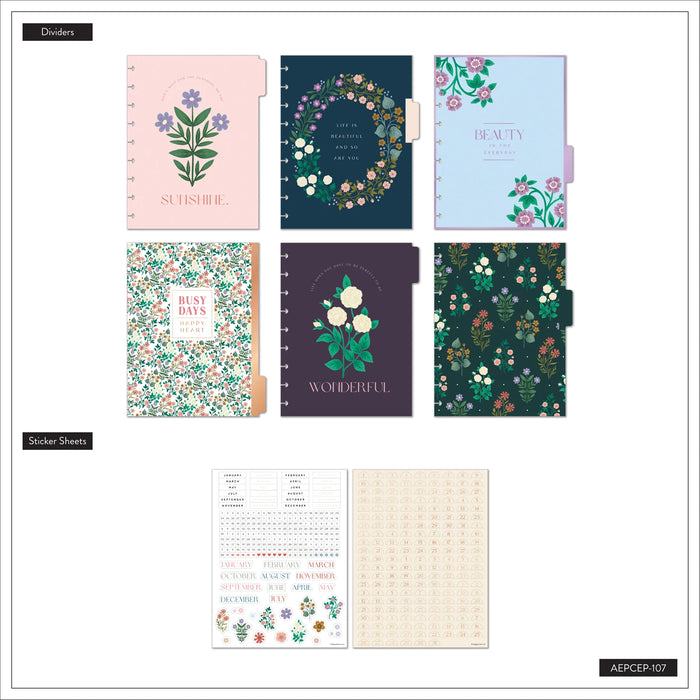 The Happy Planner CLASSIC Undated Calendar Extension - Spring Tapestry