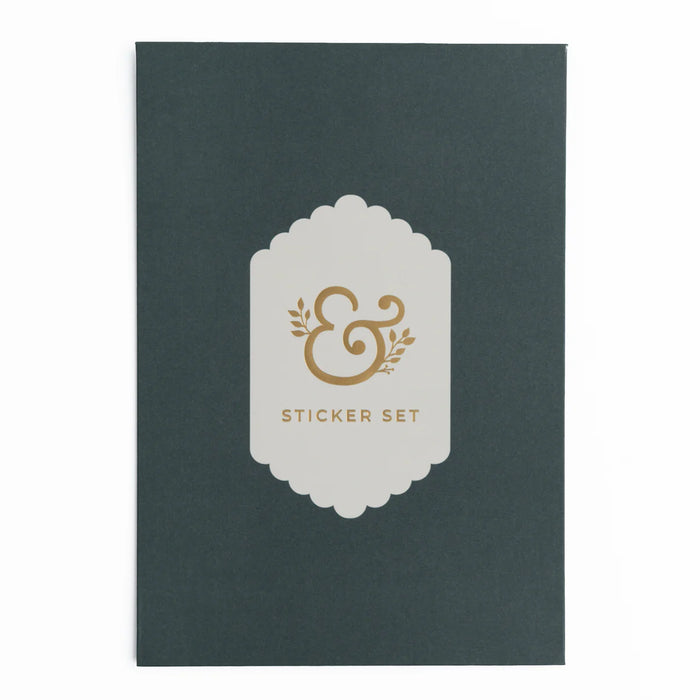 Antique Floral Sticker Set