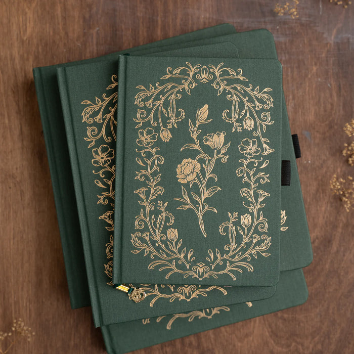 Antique Floral Notebook