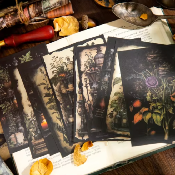 Dark Aesthetic Collage Paper Pack - Apothecary