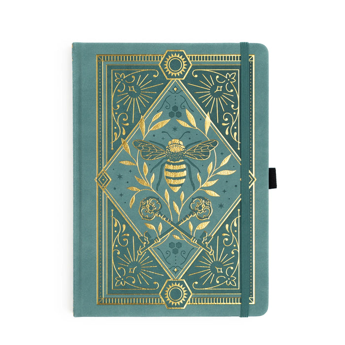 Keeper of Bees in Soft Teal Notebook