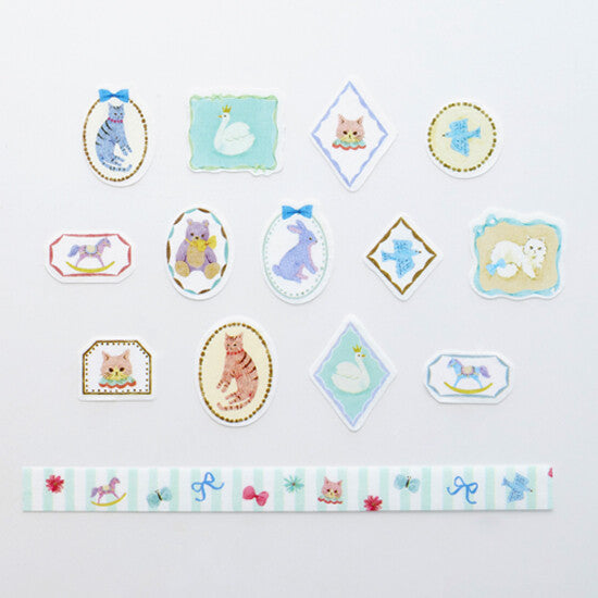 Bande Washi Tape Sticker Roll Set - Photo Studio in the Forest