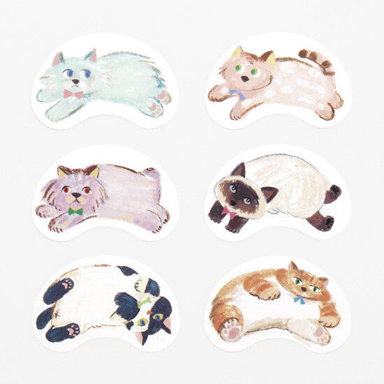 Bande Writeable Memo Sticker Roll - Running Cat