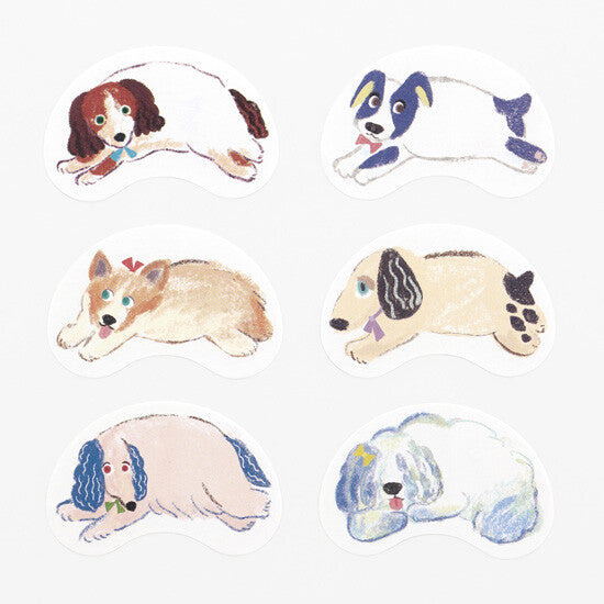 Bande Writeable Memo Sticker Roll - Running Dog