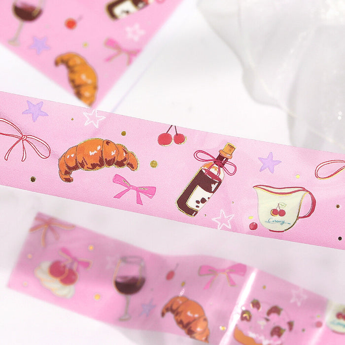 BGM Life Foil Stamped Clear Tape - Sweets Time