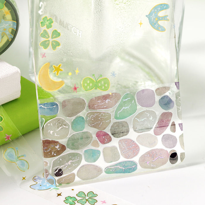 BGM Life Foil Stamped Clear Tape - Pebble