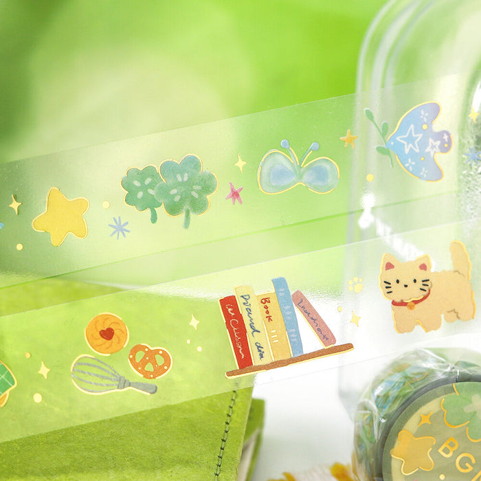 BGM Life Foil Stamped Clear Tape - Little Days