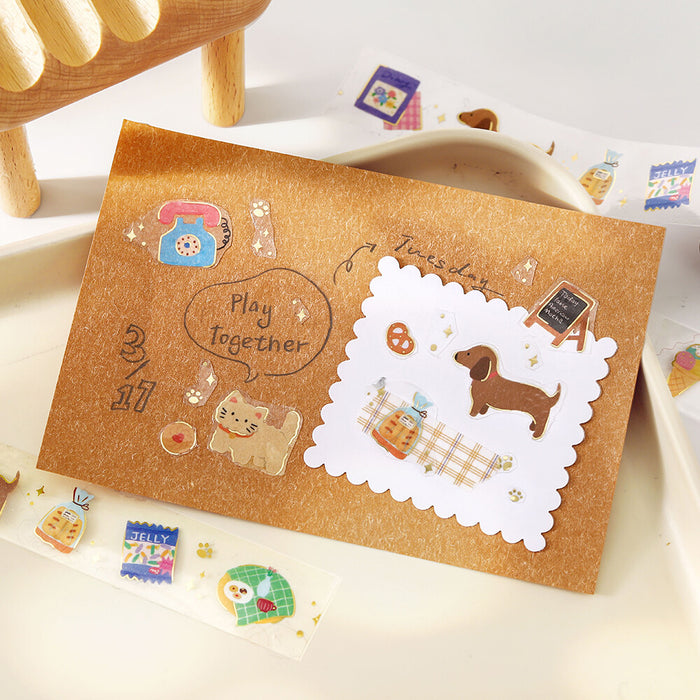 BGM Life Foil Stamped Clear Tape - Little Days