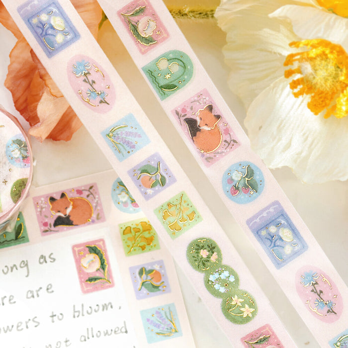 BGM Japan Foil Washi Tape - Forest Through The Trees