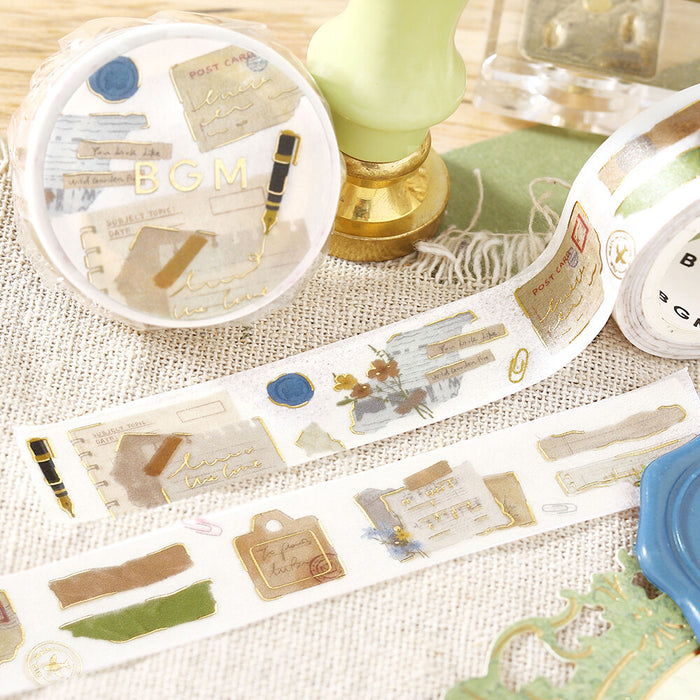 BGM Life Foil Washi Tape - Collage