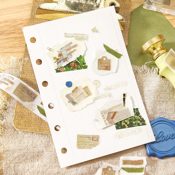 BGM Life Foil Washi Tape - Collage