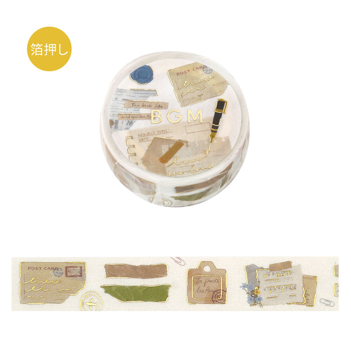 BGM Life Foil Washi Tape - Collage