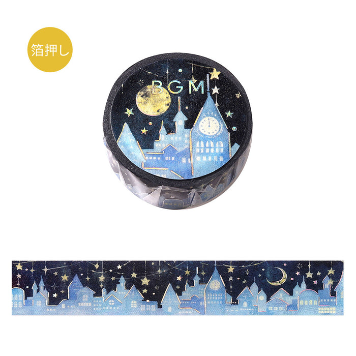 BGM Life Foil Washi Tape - Starlight City