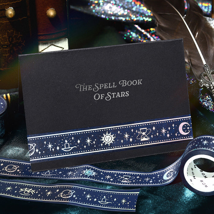 BGM 'Star Magic Book' Foil Washi Tape - Ao
