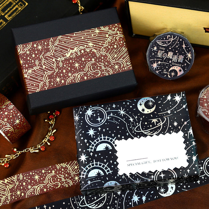 BGM 'Star Magic Book' Foil Washi Tape - Darkness