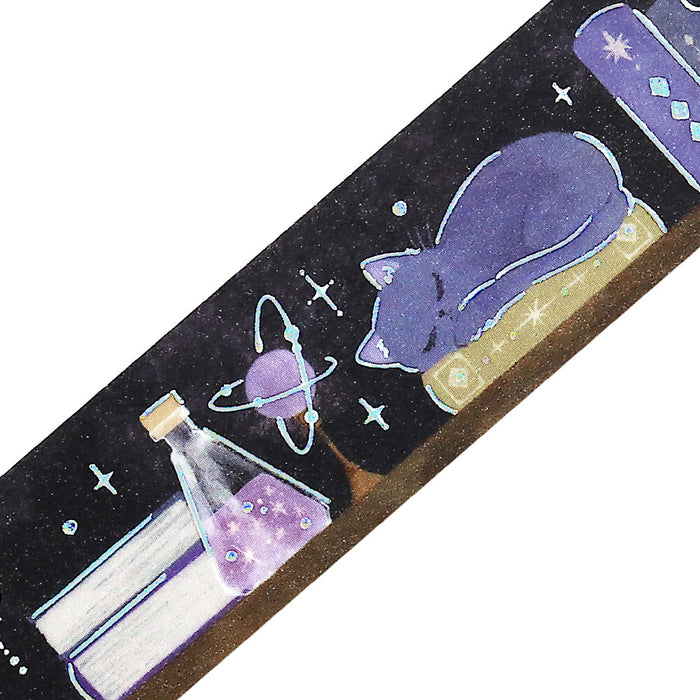 BGM 'Fantasy Bookshelf' Foil Washi Tape - Cat