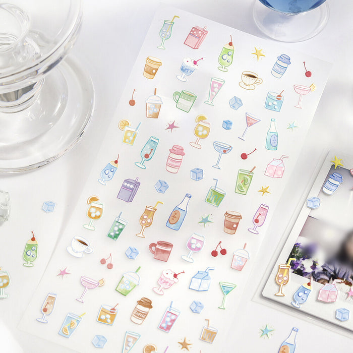 BGM 'Icing' Series Embossed Stickers - Soft Drink