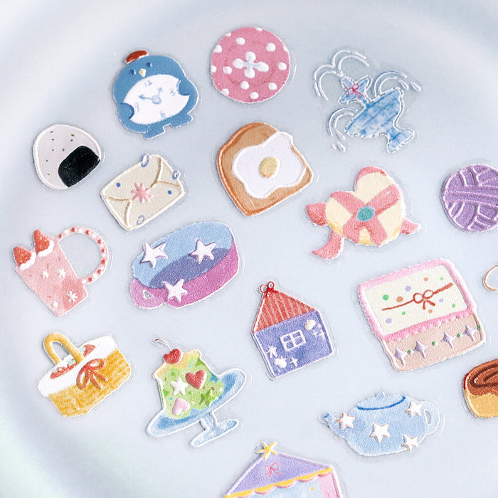 BGM 'Icing' Series Embossed Stickers - Colours of Life