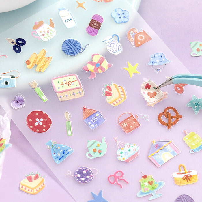 BGM 'Icing' Series Embossed Stickers - Colours of Life