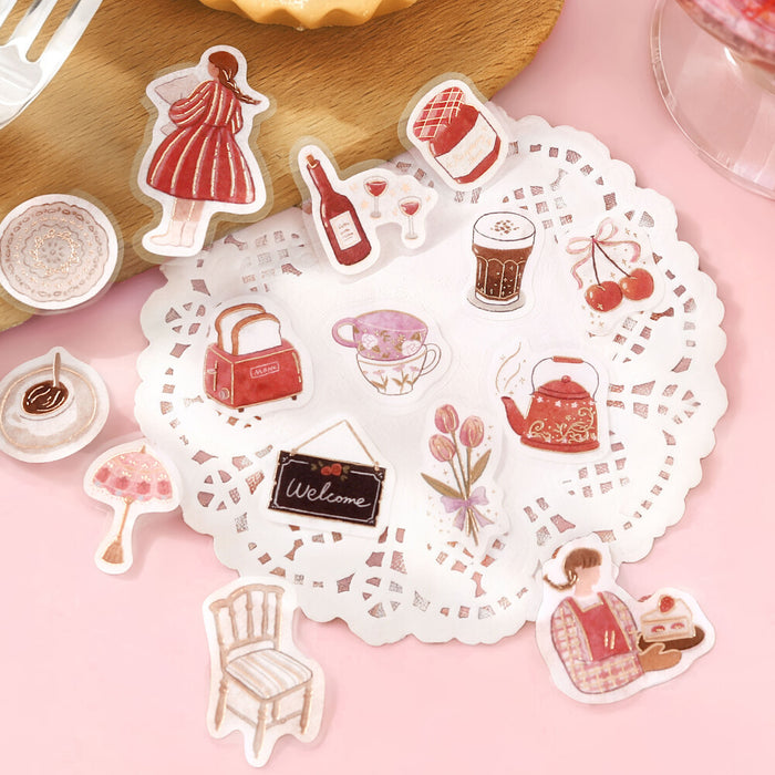 BGM 'Maiden's Moment' Series Washi Paper Deco Stickers - Me Time