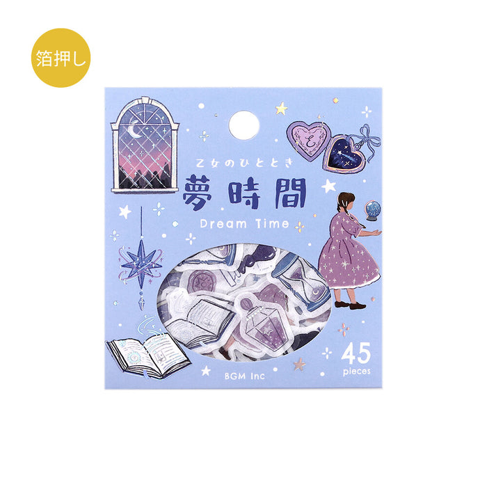 BGM 'Maiden's Moment' Series Washi Paper Deco Stickers - Dream Time