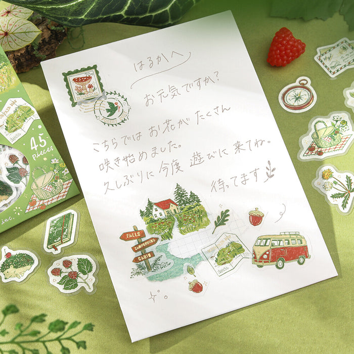 BGM 'Fragments of a Journey' Washi Paper Deco Stickers - To the Forest