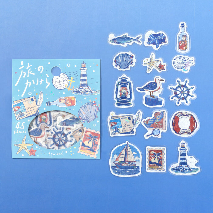 BGM 'Fragments of a Journey' Washi Paper Deco Stickers - To the Sea