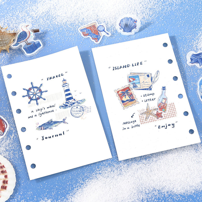 BGM 'Fragments of a Journey' Washi Paper Deco Stickers - To the Sea