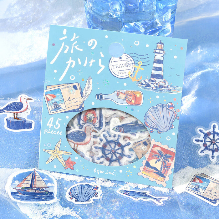 BGM 'Fragments of a Journey' Washi Paper Deco Stickers - To the Sea