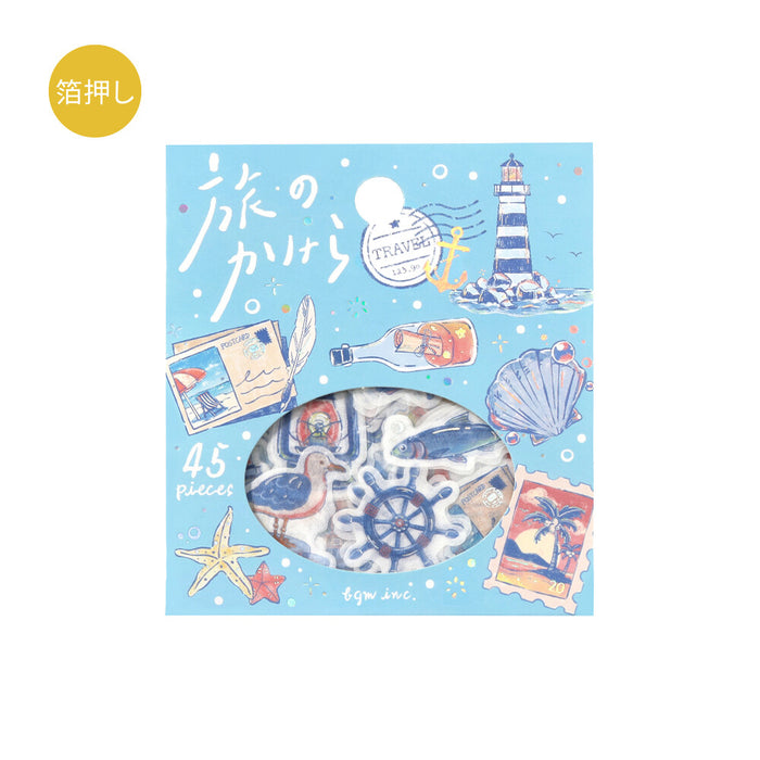 BGM 'Fragments of a Journey' Washi Paper Deco Stickers - To the Sea