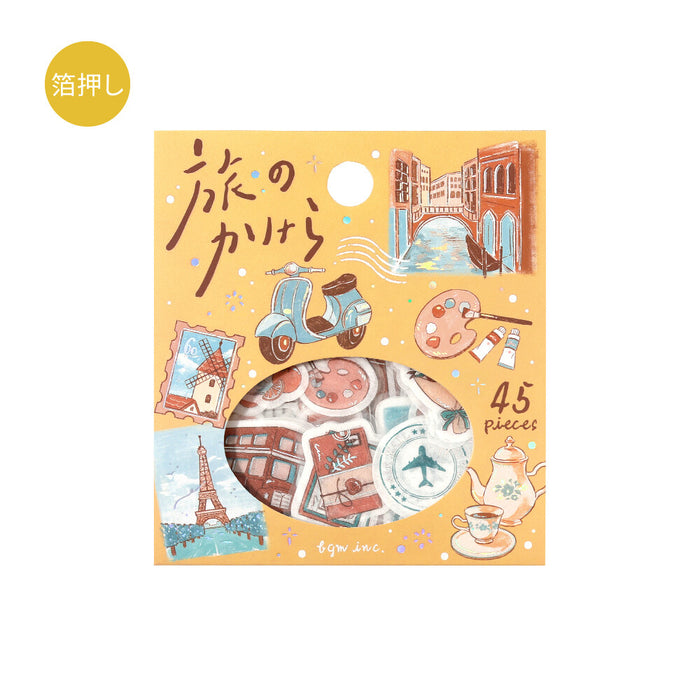 BGM 'Fragments of a Journey' Washi Paper Deco Stickers - To the World