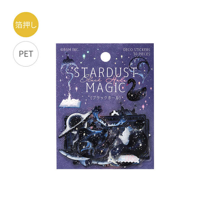 BGM 'Stardust Magic' Clear Deco Stickers - Black Hole