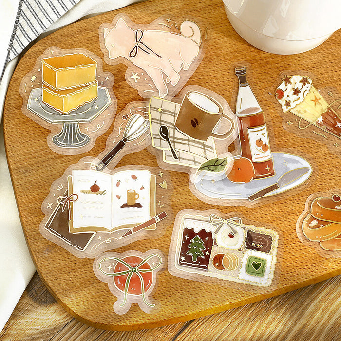 BGM 'Dolce Vita' Clear Deco Stickers - Sweet Recipes