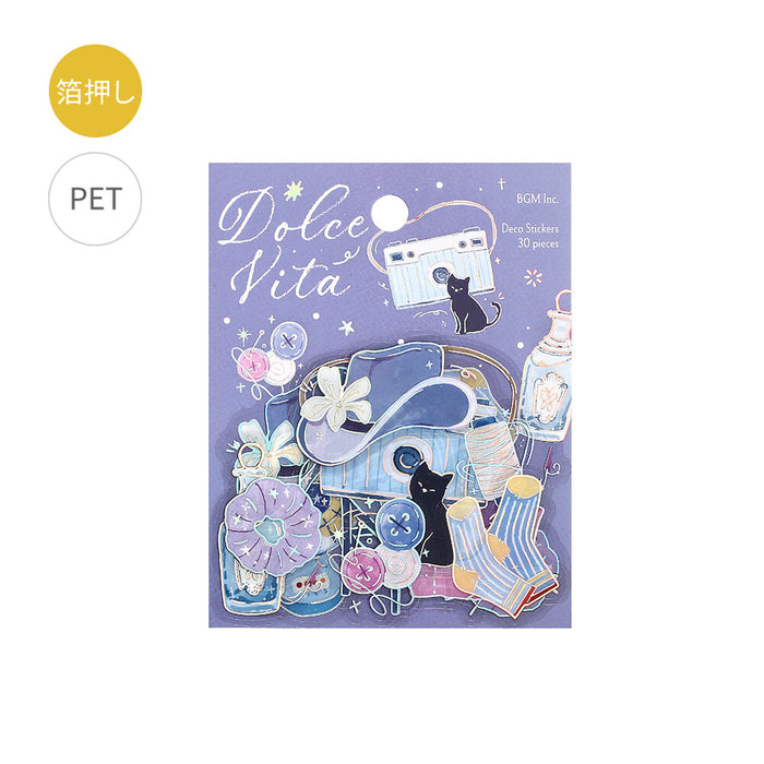 BGM 'Dolce Vita' Clear Deco Stickers - Piece of Life