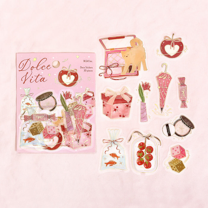 BGM 'Dolce Vita' Clear Deco Stickers - Giving Day