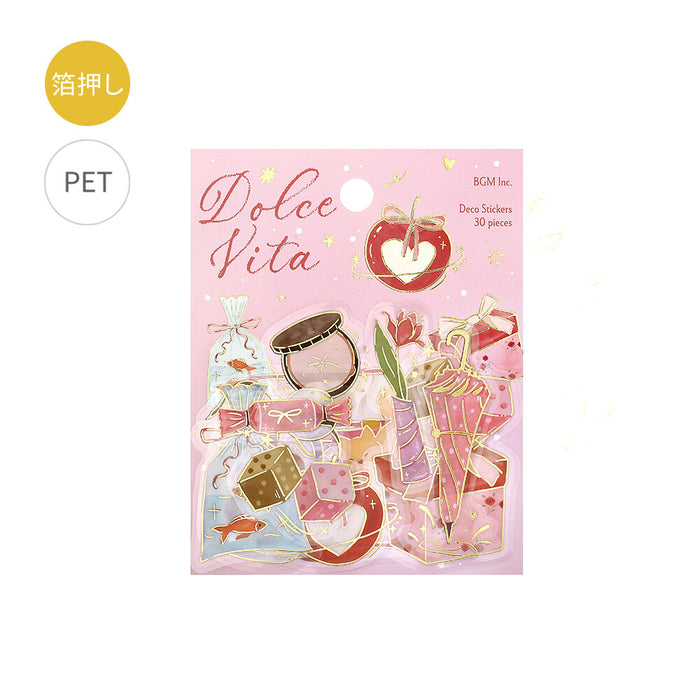 BGM 'Dolce Vita' Clear Deco Stickers - Giving Day