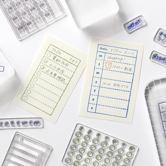 BGM Japan Clear Stamps - Record Sheet