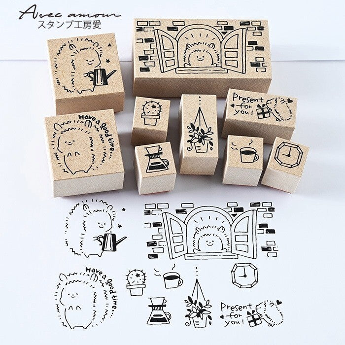 Stamp Set - Hedgehog