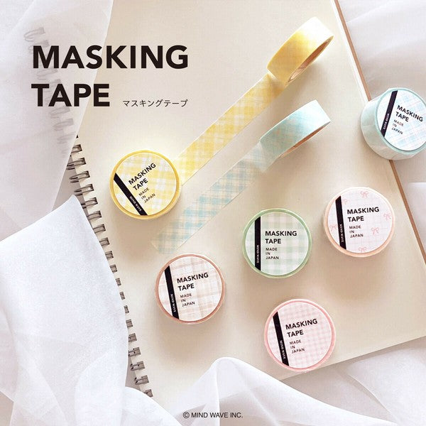 Mind Wave Japan Washi Tape - Check Pattern #22