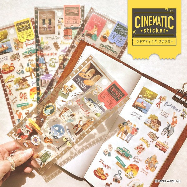 Mind Wave 'Cinematic' Series Clear Stickers - Girl