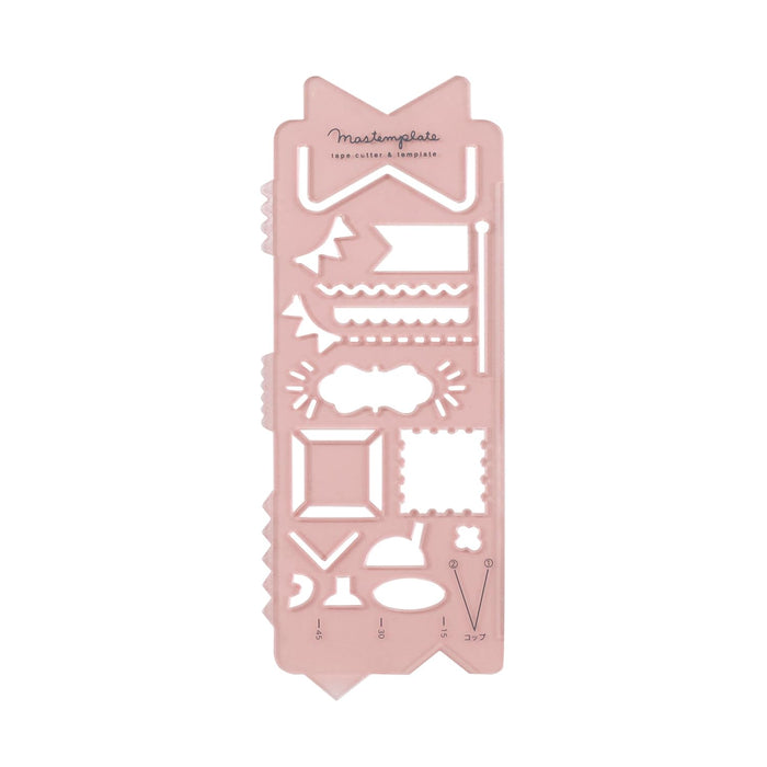Kutsuwa Mastemplate Tape Cutter & Stencil - Ribbon
