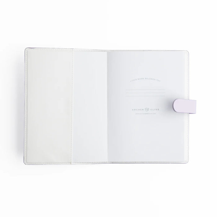 Everyday Deluxe A5 Refillable Journal - Vintage Library in Lilac