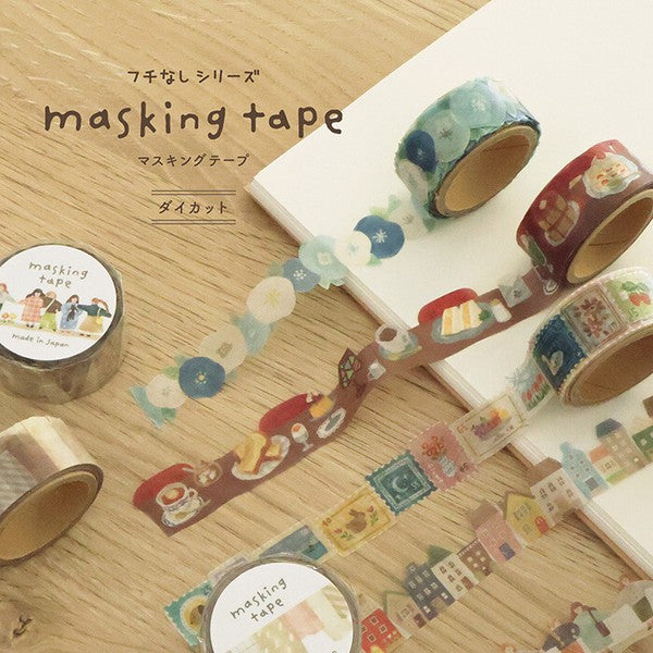 Mind Wave Japan Die Cut Washi Tape - Stamps