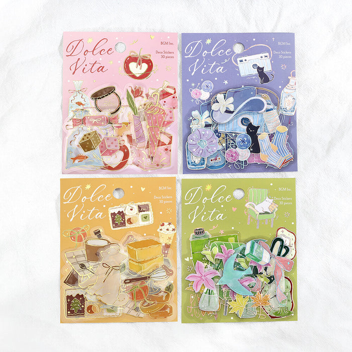 BGM 'Dolce Vita' Clear Deco Stickers - Piece of Life