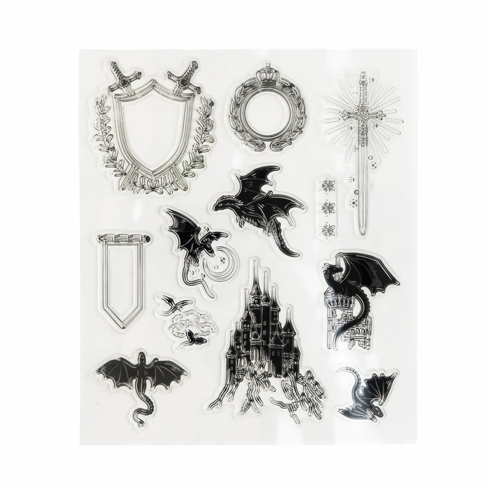 Acrylic Stamp Set - Dragon Spire