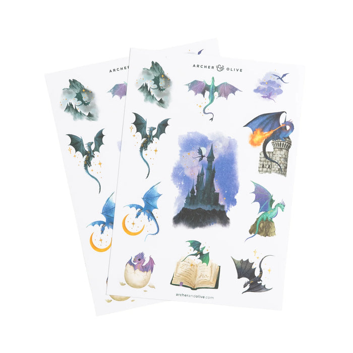 Dragon Spire Sticker Set
