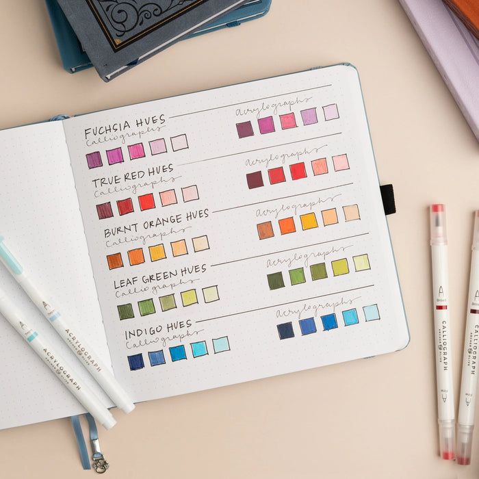 Acrylograph Pens Set of 5 - Indigo Hues
