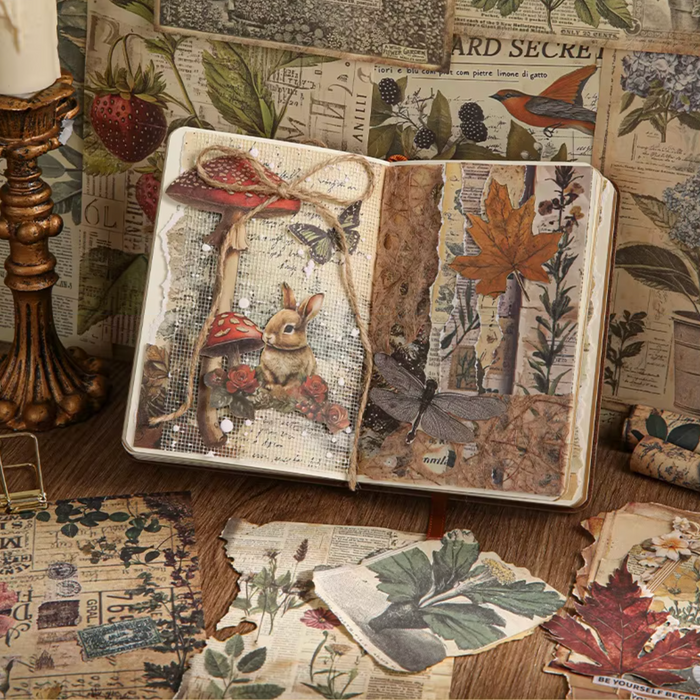 Lost Memories Collage Paper Pack - Forest Whisper
