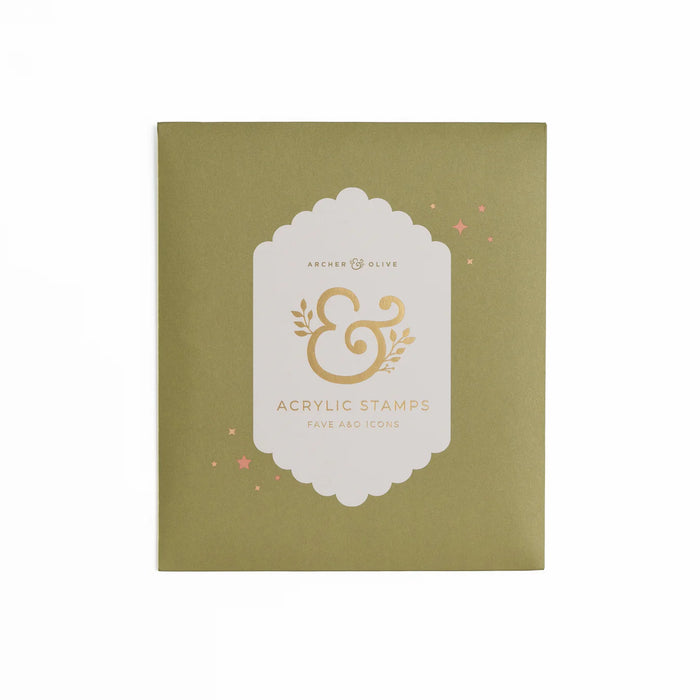 Acrylic Stamp Set - Fave Icons